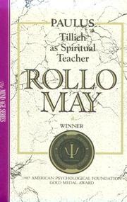 Paulus : Tillich as spiritual teacher /