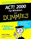 Act! 2000 for Windows for dummies /