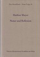 Natur und Reflexion : Studien zu Goethes Lyrik /
