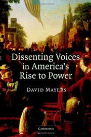 Dissenting voices in America's rise to power /