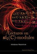 Lectures on Sl₂(C)-modules /