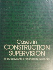 Cases in construction supervision /