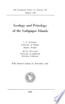Geology and petrology of the Galapagos Islands /