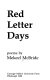 Red letter days : poems /