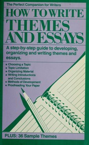 How to write themes and essays /