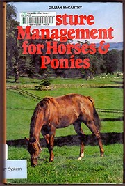 Pasture management for horses and ponies /