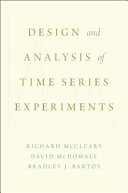 Design and analysis of time series experiments /