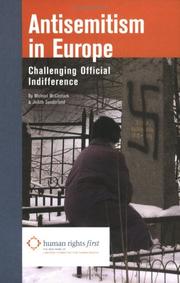 Antisemitism in Europe : challenging official indifference /