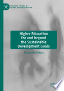 Higher education for and beyond the sustainable development goals /