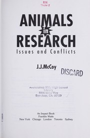 Animals in research : issues and conflicts /