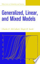 Generalized, linear, and mixed models /