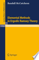 Elemental methods in ergodic Ramsey theory /
