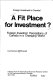 A fit place for investment? : foreign investors' perceptions of Canada in a changing world /
