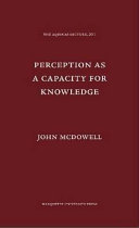 Perception as a capacity for knowledge /