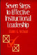Seven steps to effective instructional leadership /