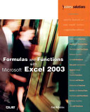 Formulas and functions with Microsoft Excel 2003 /