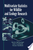 Multivariate statistics for wildlife and ecology research /