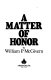 A matter of honor /