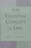 The essential concept of law /