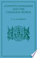 Constitutionalism & the changing world ; collected papers.