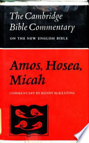 The books of Amos, Hosea and Micah /