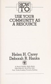 How to use your community as a resource /