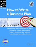 How to write a business plan /