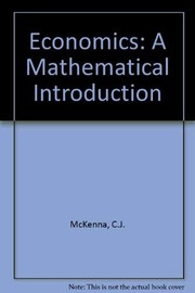 Economics : a mathematical introduction /