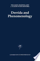 Derrida and Phenomenology /