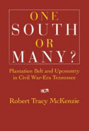 One South or many? : plantation belt and upcountry in Civil War-era Tennessee /