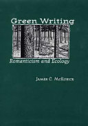 Green writing : romanticism and ecology /