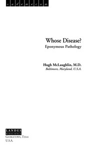 Whose disease? : eponymous pathology /