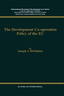 The development cooperation policy of the EC /