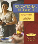 Educational research : fundamentals for the consumer /