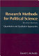 Research methods for political science : quantitative and qualitative methods /