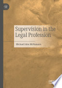 Supervision in the Legal Profession /