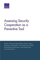 Assessing security cooperation as a preventive tool /