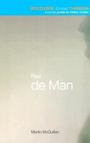 Paul de Man /