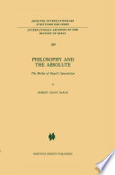 Philosophy and the Absolute : the Modes of Hegel's Speculation /