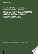 Evolution equations and Lagrangian coordinates /