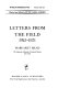 Letters from the field /