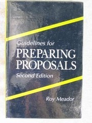 Guidelines for preparing proposals /