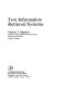 Text information retrieval systems /