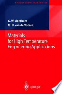 Materials for High Temperature Engineering Applications /