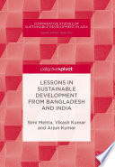 Lessons in sustainable development from Bangladesh and India /