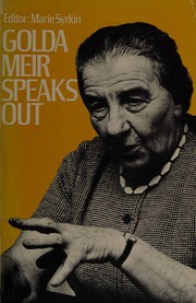 Golda Meir speaks out /