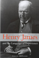 Henry James and the language of experience /