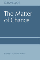 The matter of chance /