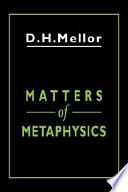 Matters of metaphysics /