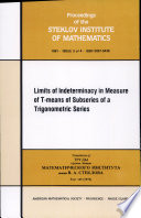 Limits of indeterminacy in measure of T-means of subseries of a trigonometric series /